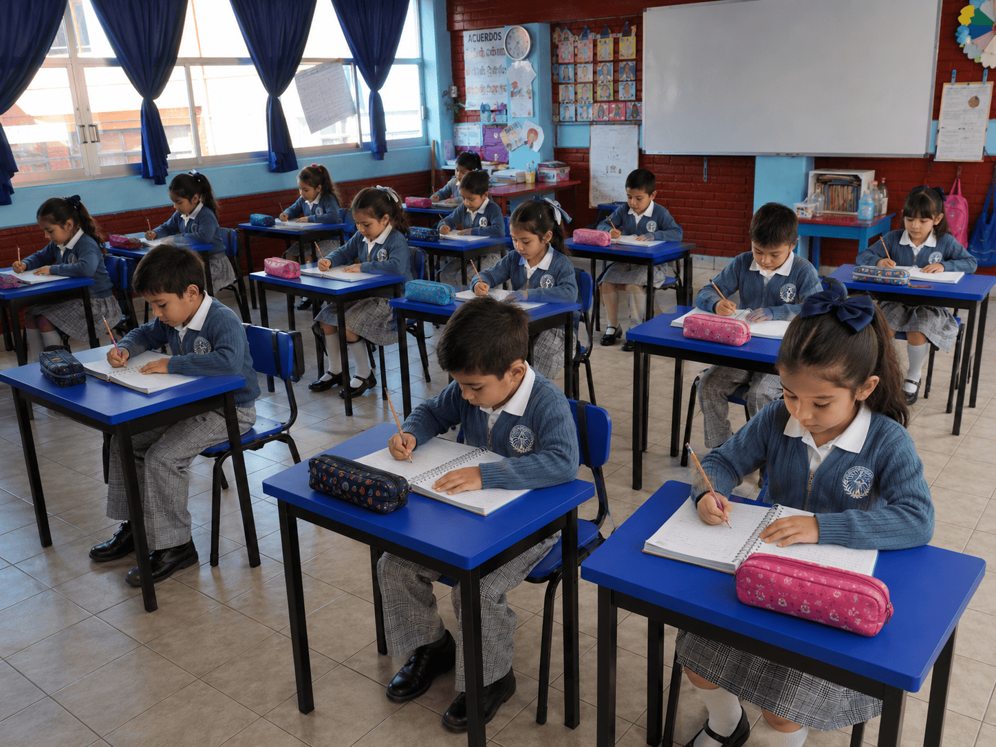 Espacios adecuados de nuestra escuela primaria y preescolar en Cuajimalpa